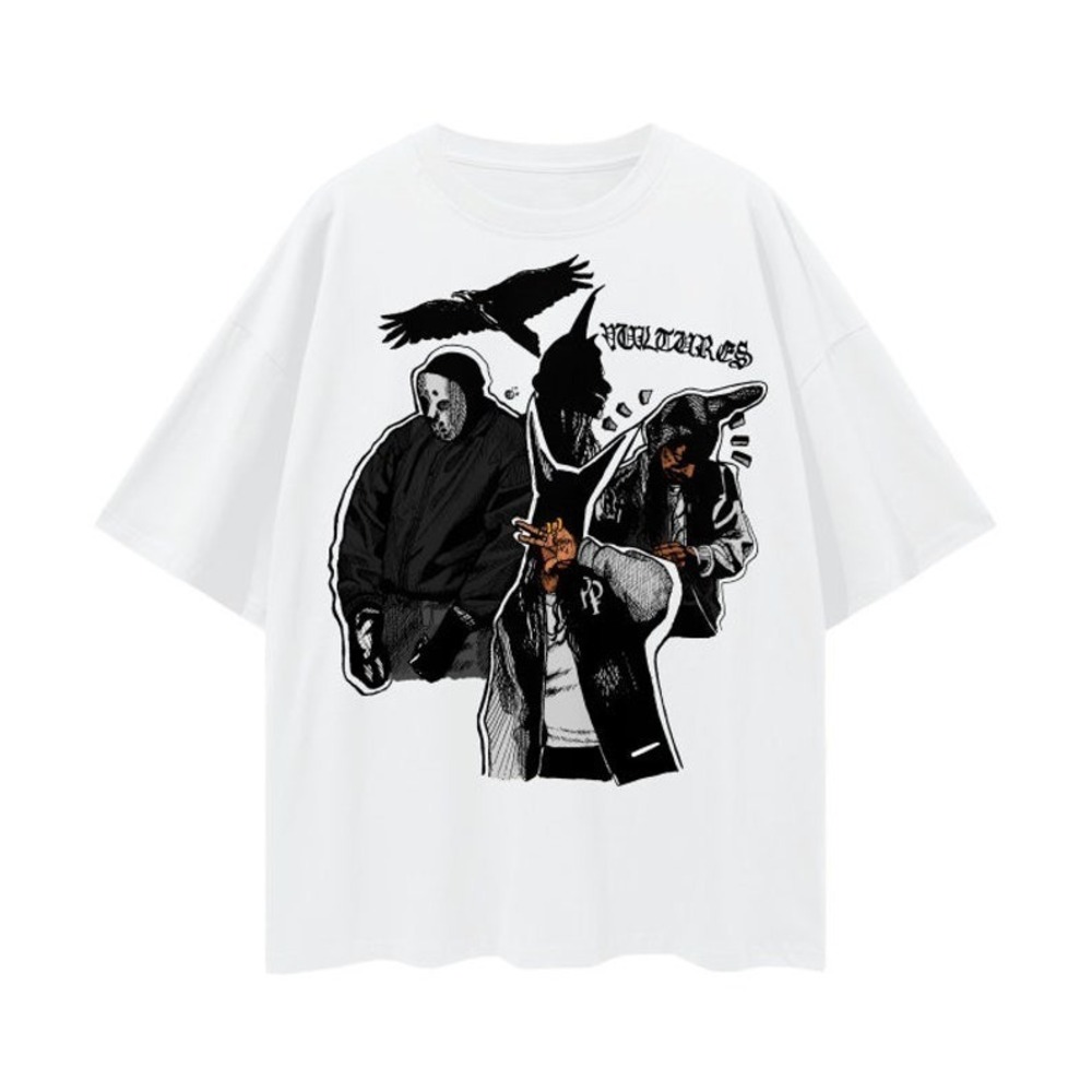 Kanye West Vultures Graphic T-Shirt Fan Concert Merch
